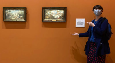 Hannah in Chéron exhibition, Caen crop