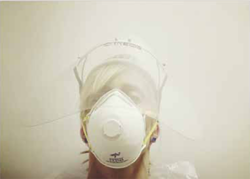 Hannah Grace Deller, Selfie in Work PPE